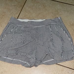 J Crew size zero striped shorts!